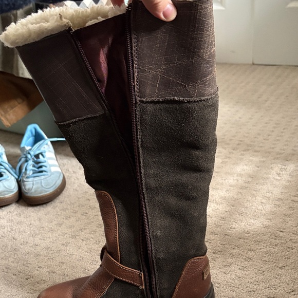 Pajar Brown and Dark Gray Women\'s Winter Boots